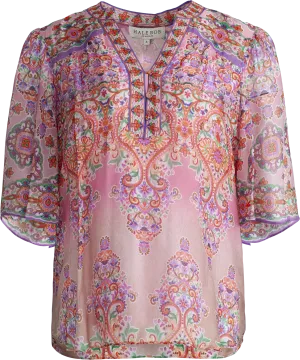 Adriana Blouse - Pink