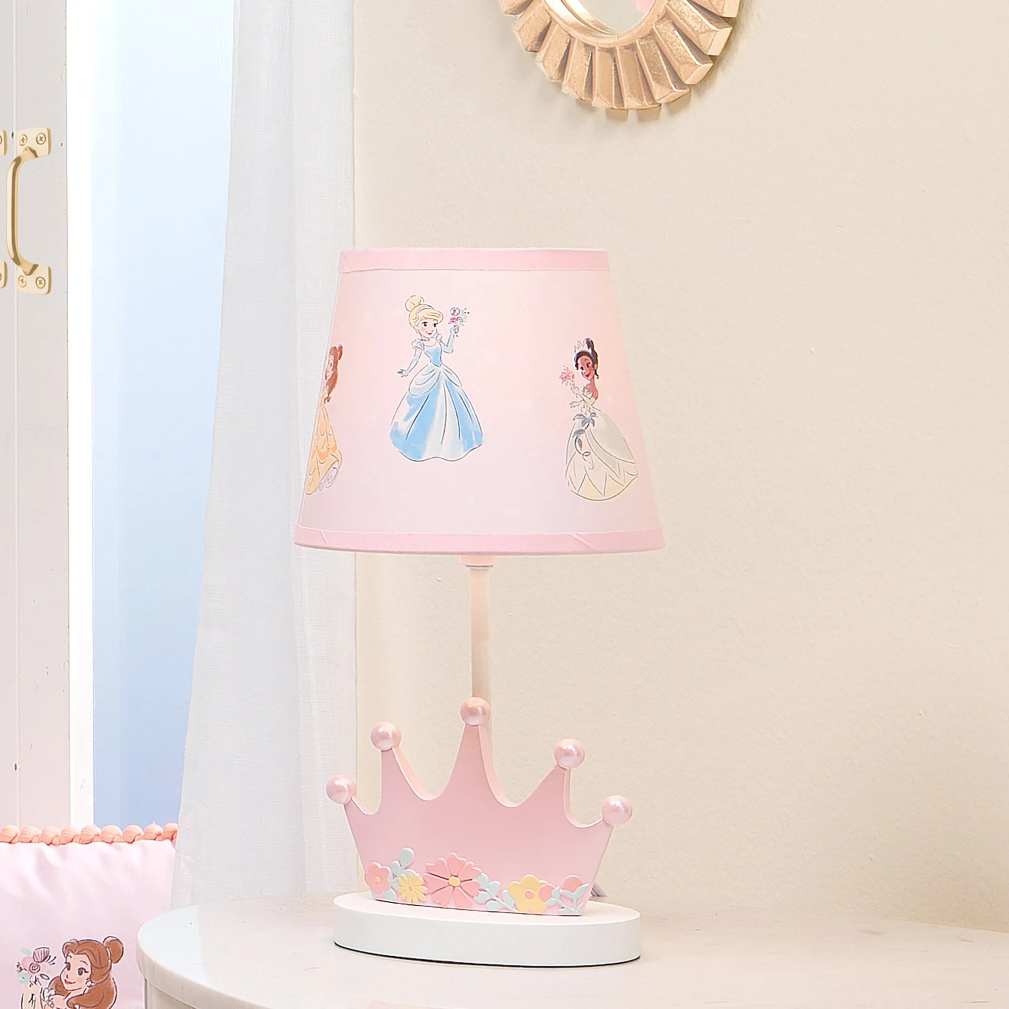 Disney Princesses Lamp with Shade & Bulb