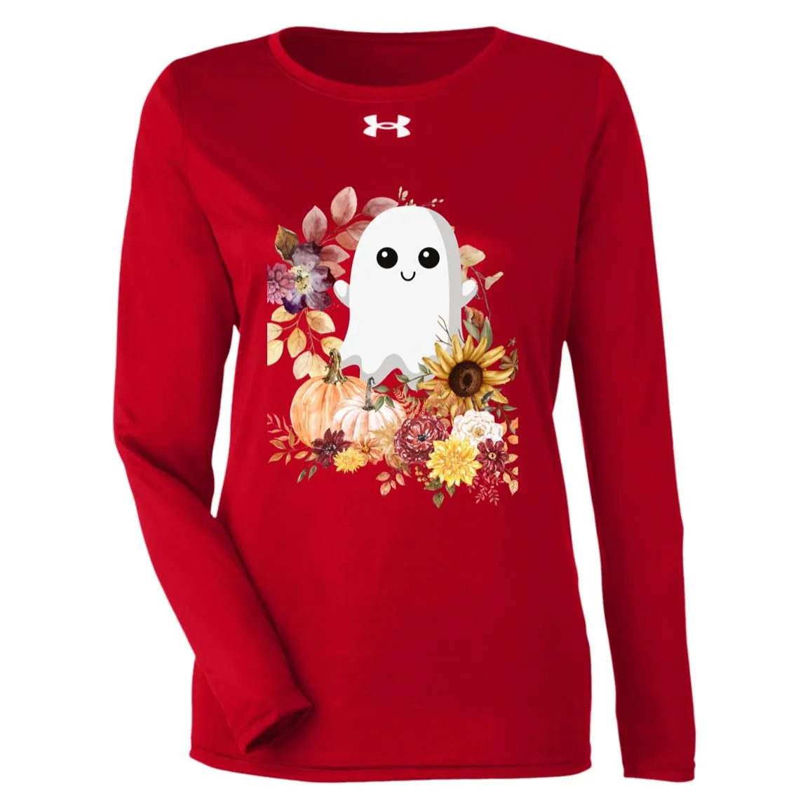 Fall Ghost -- Under Armour Womens' Team Tech Long Sleeve Tee