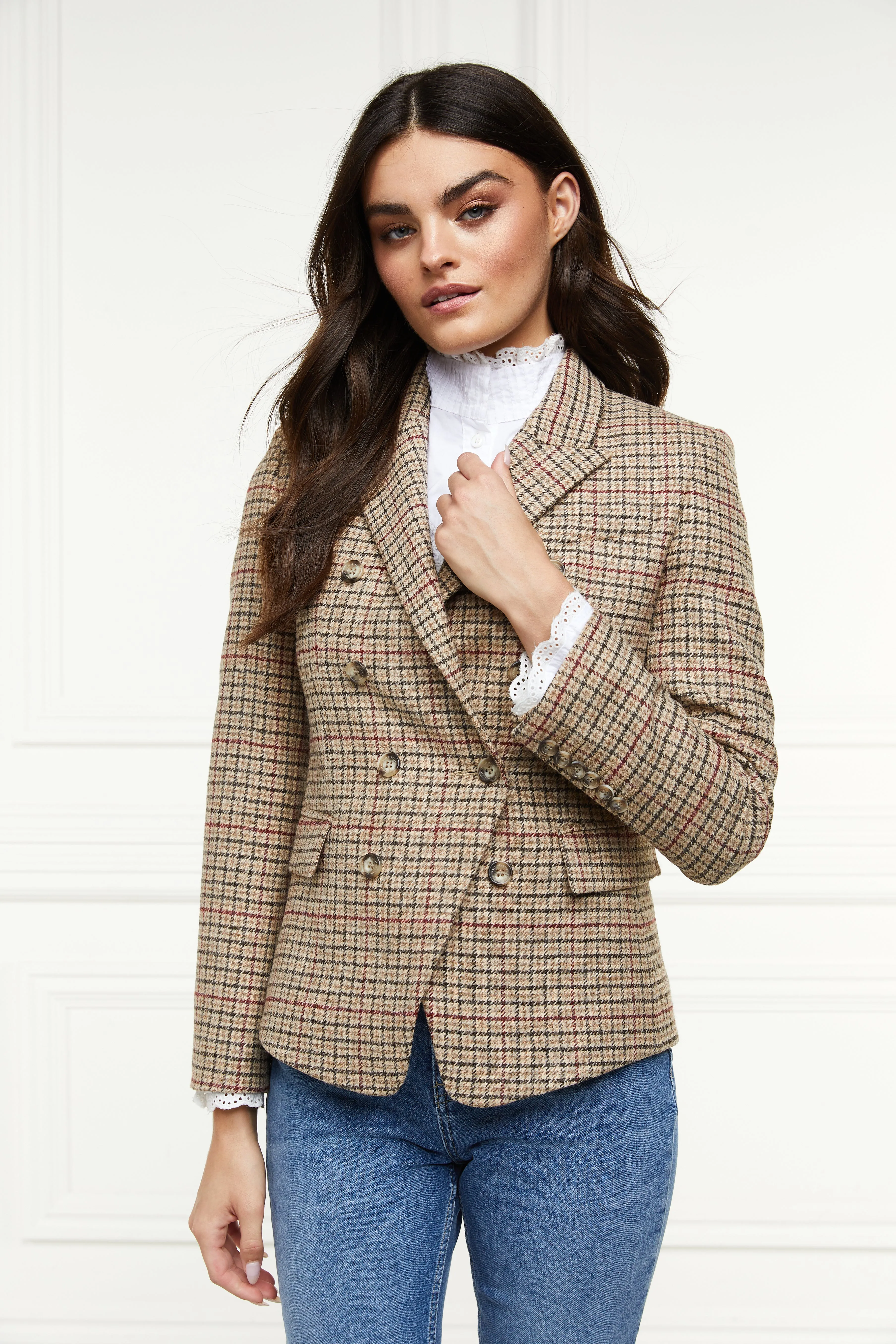 Heritage Knightsbridge Blazer (Charlton Tweed Horn Button)