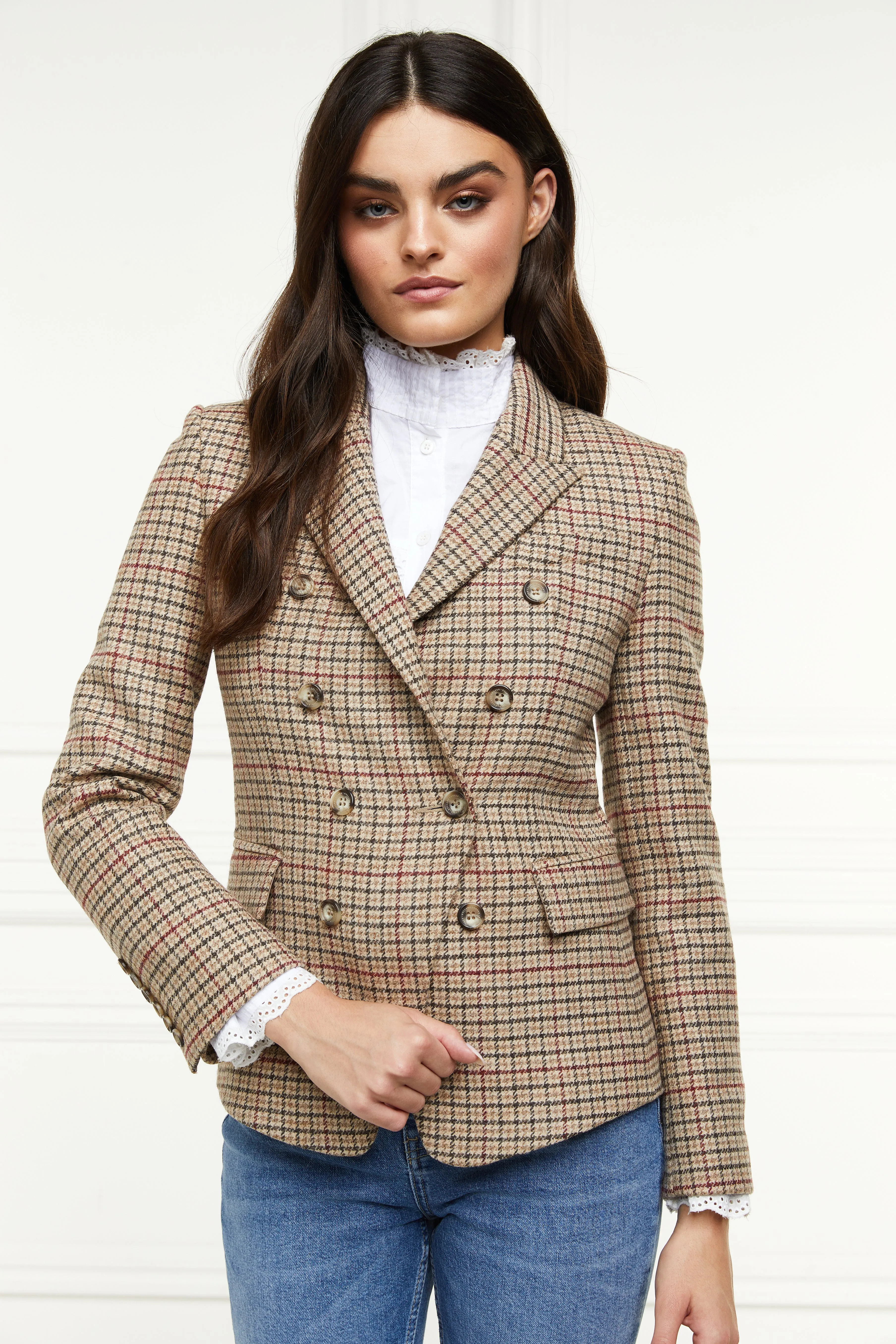 Heritage Knightsbridge Blazer (Charlton Tweed Horn Button)