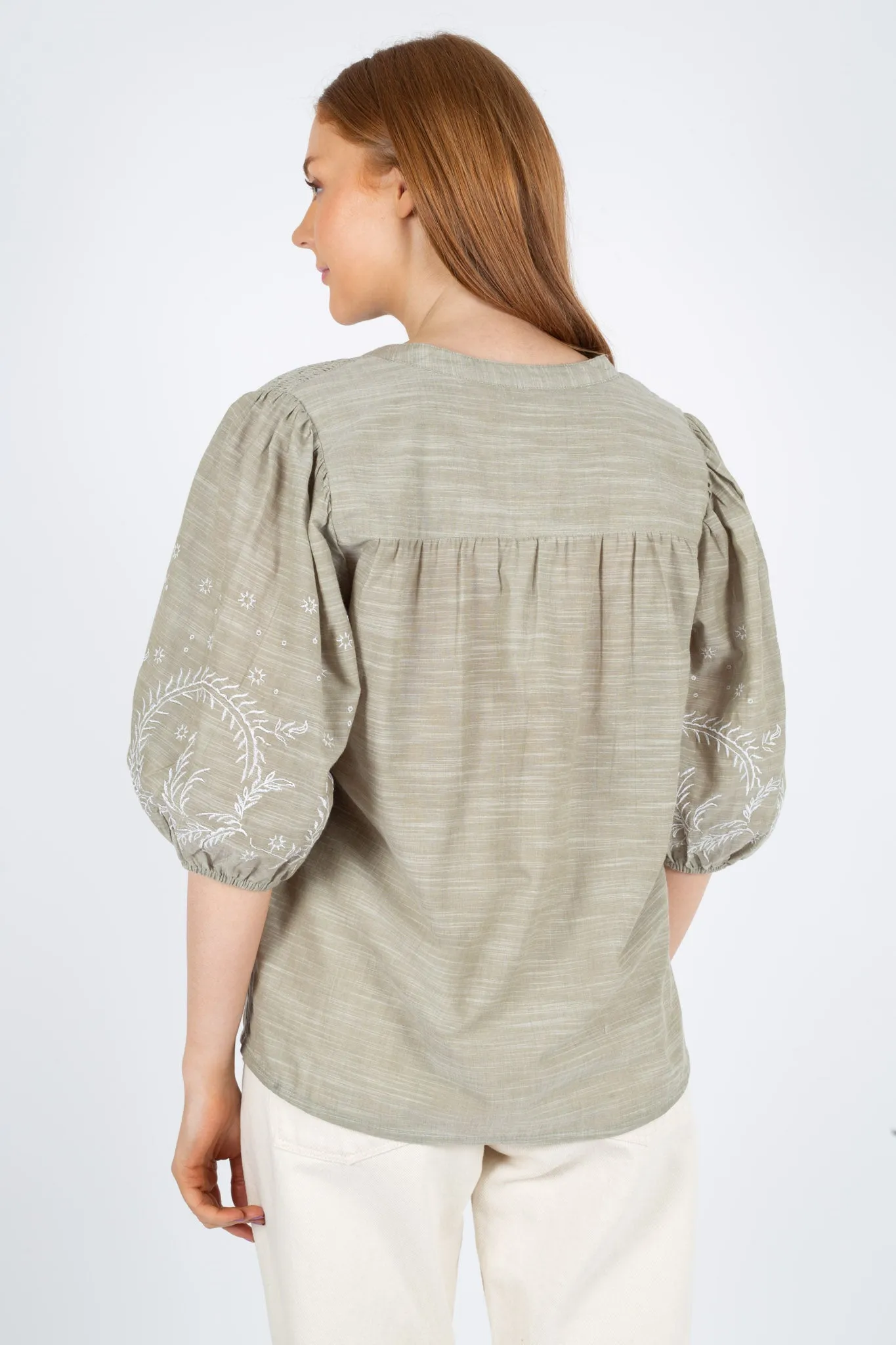 JessyPW Blouse - Gray Green