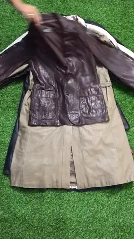 Leather Trenchcoats burberry style