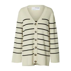 Liva LS Long Knit Cardigan - Birch