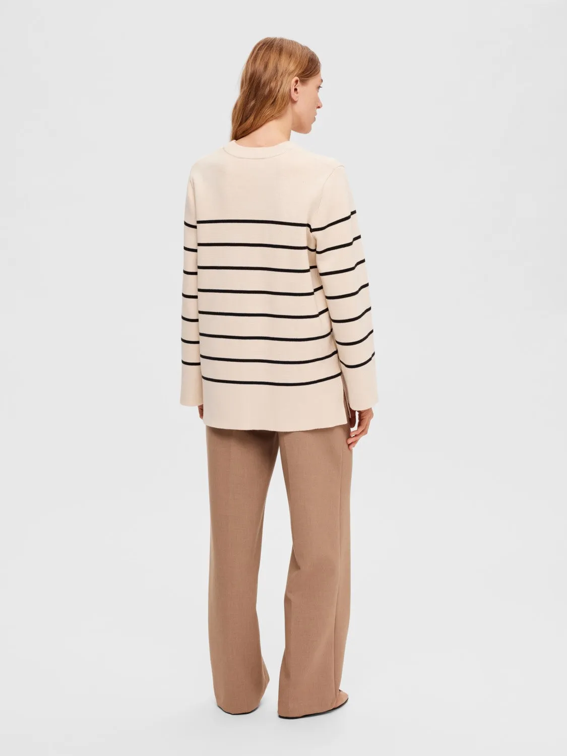 Liva LS Long Knit Cardigan - Birch