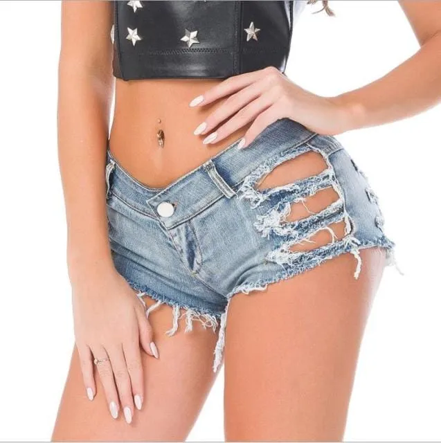 Miss Perfect Low Waist Denim Shorts