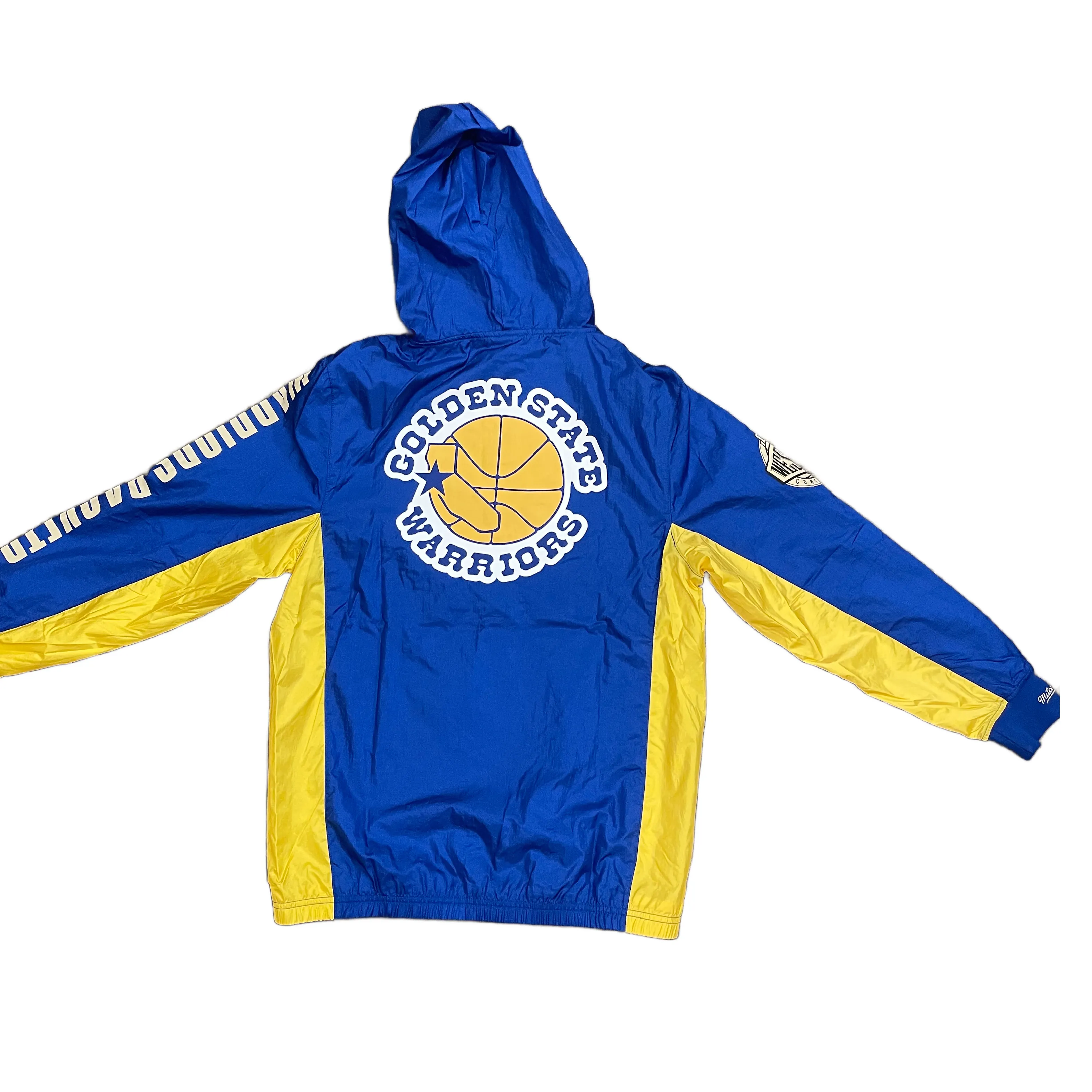 Mitchell & Ness Golden State Warriors  Team OG 2.0 Anorak Windbreaker Vintage Logo Jacket