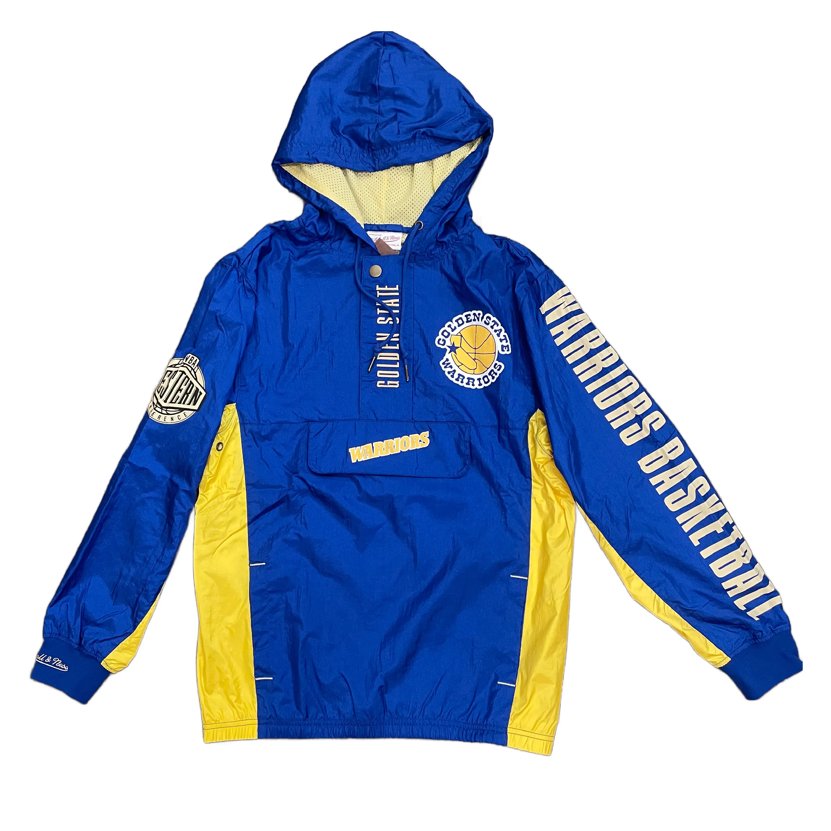 Mitchell & Ness Golden State Warriors  Team OG 2.0 Anorak Windbreaker Vintage Logo Jacket