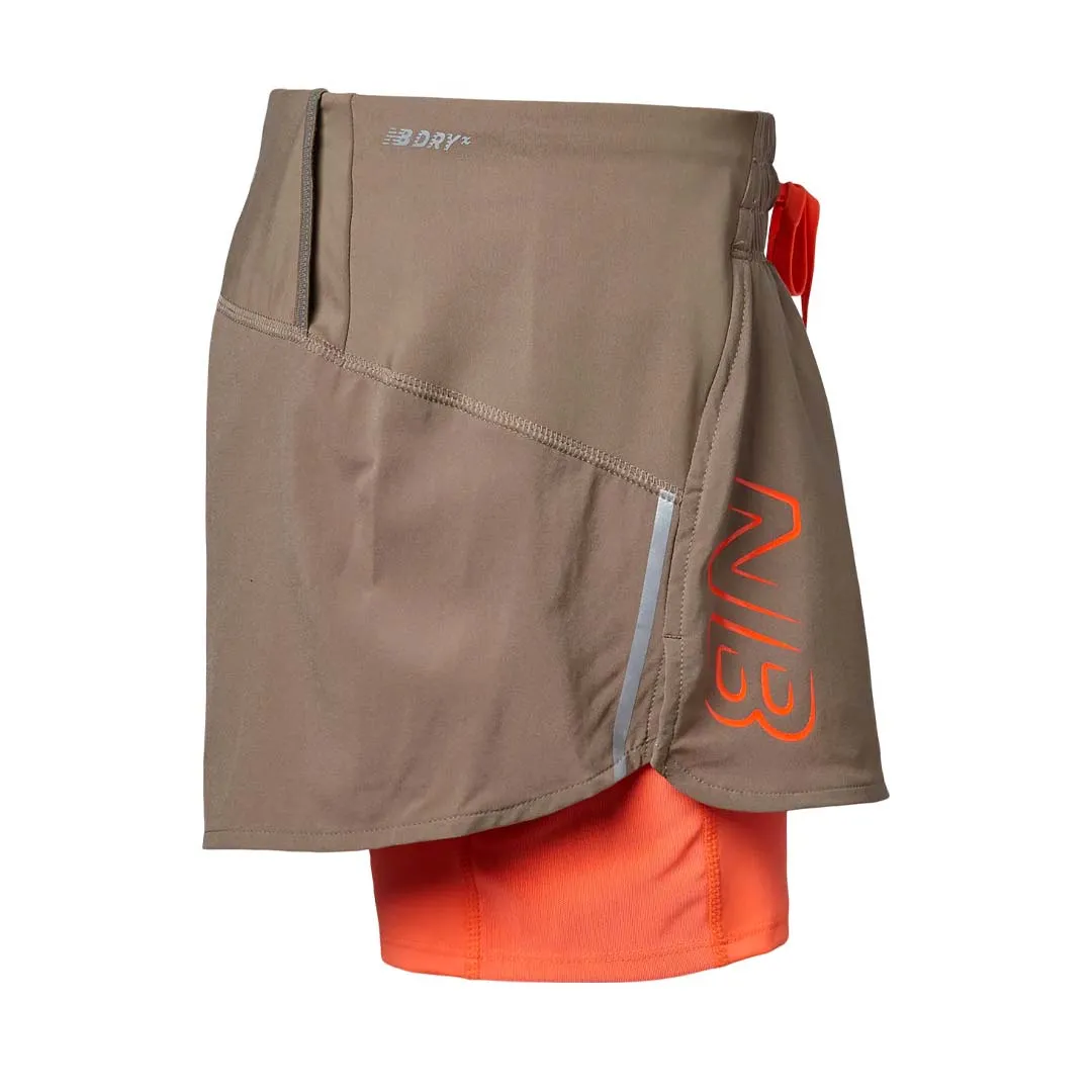 New Balance - Women's 2 in 1 Running Shorts (WS21271 MS)