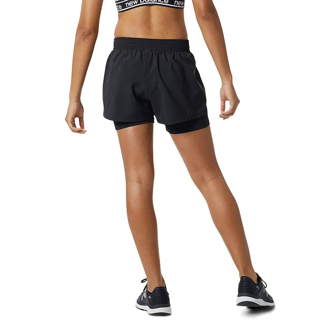 New Balance - Women's 2-In-1 Shorts (WS21459 BK)