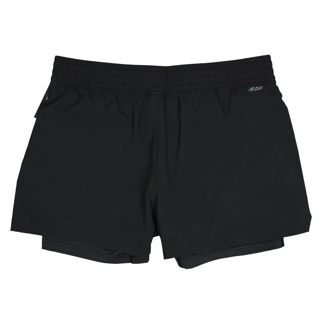 New Balance - Women's 2-In-1 Shorts (WS21459 BK)