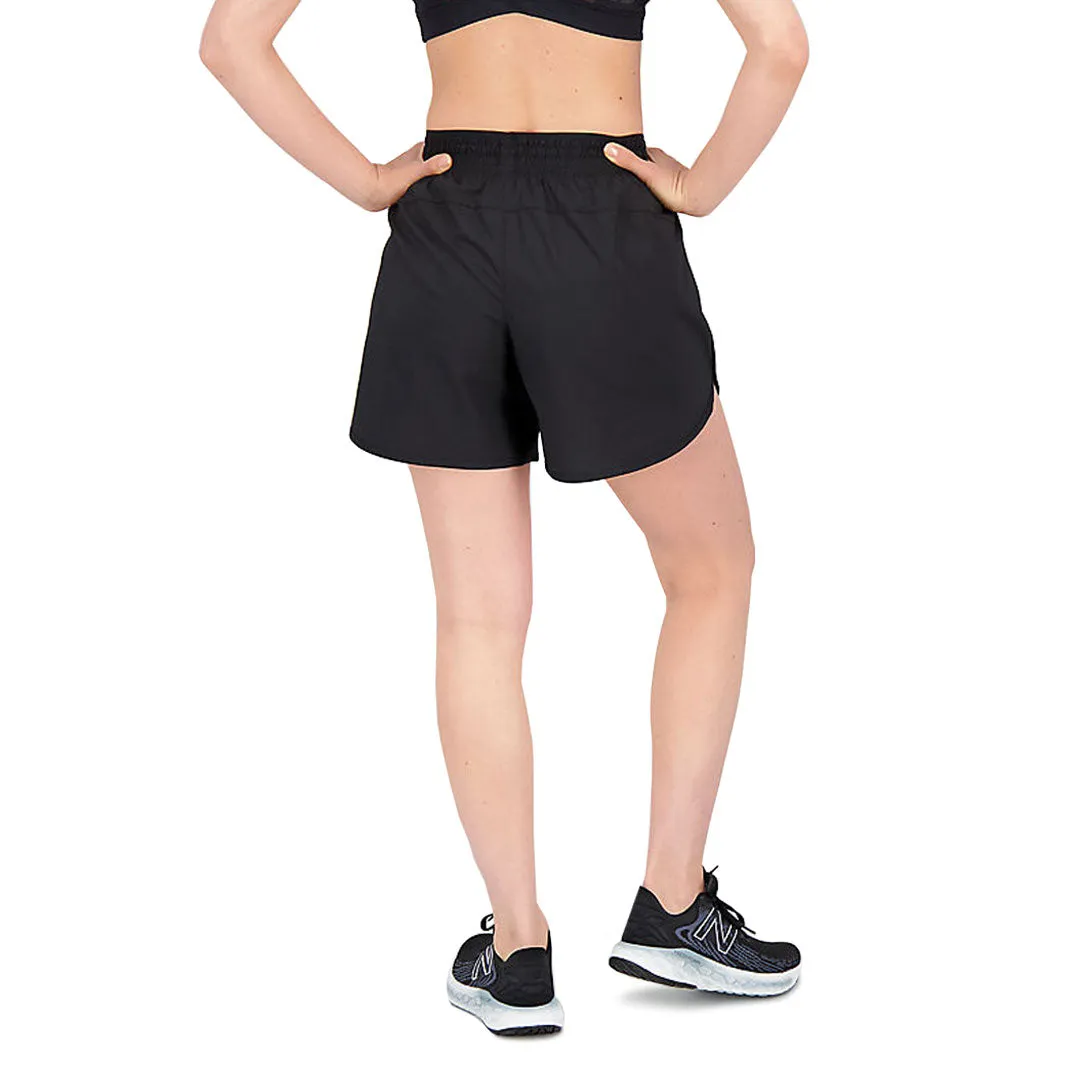 New Balance - Women's Accelerate 5 Inch Shorts (WS01209 BK)