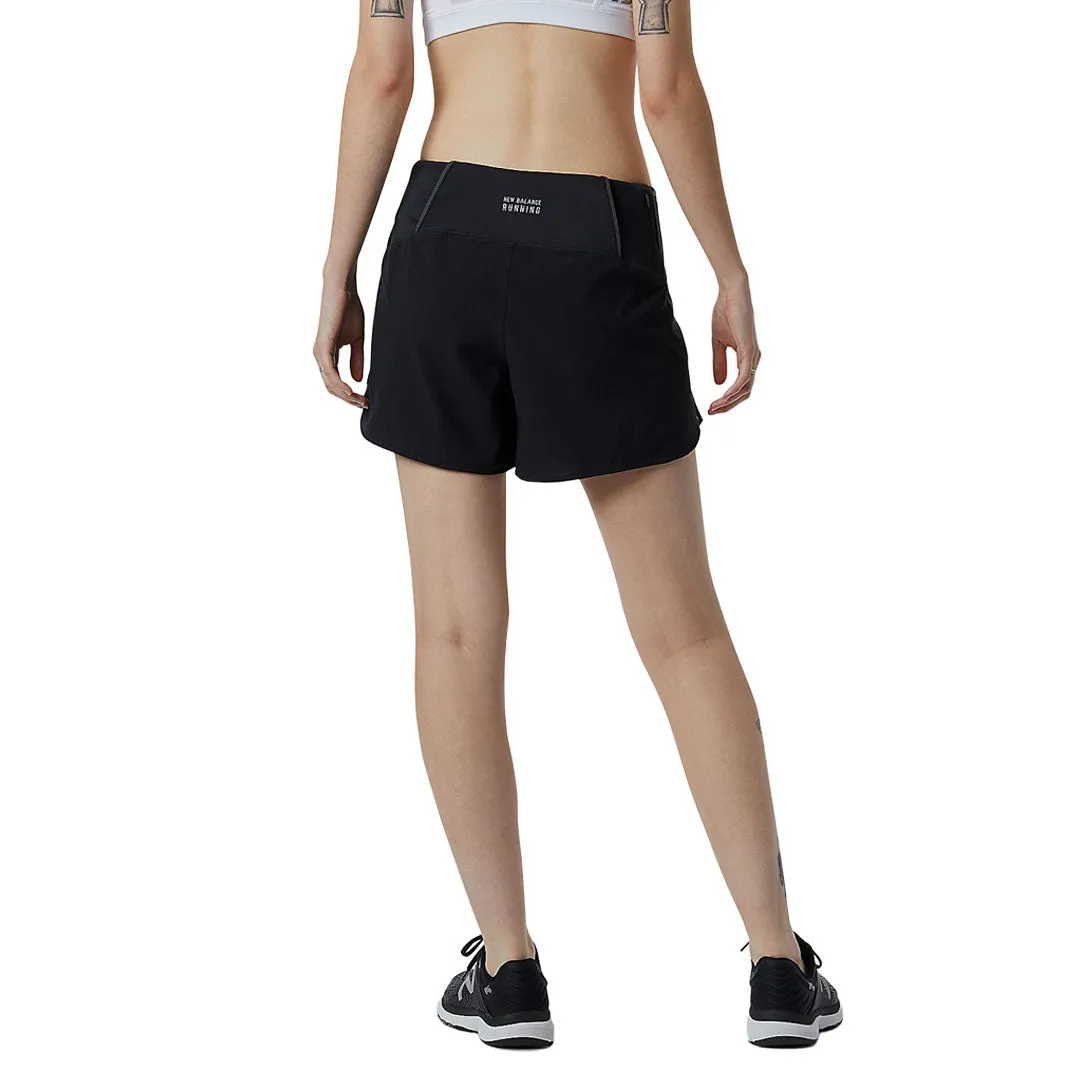 New Balance - Women's Impact Run 5 Inch Shorts (WS21268 BK)