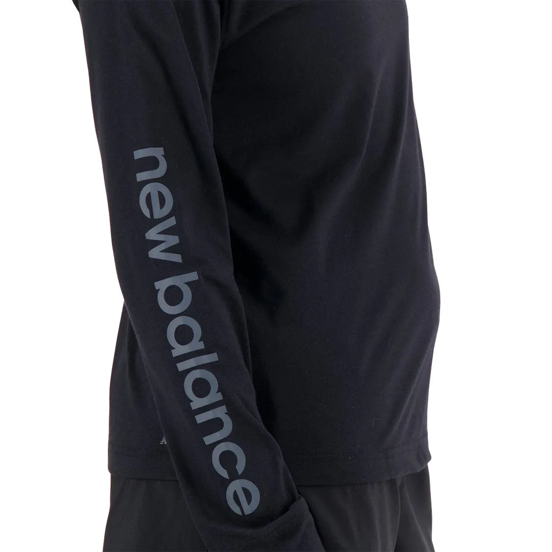 New Balance - Women's Relentless Heather Tech Long Sleeve T-Shirt (WT33160 BK)