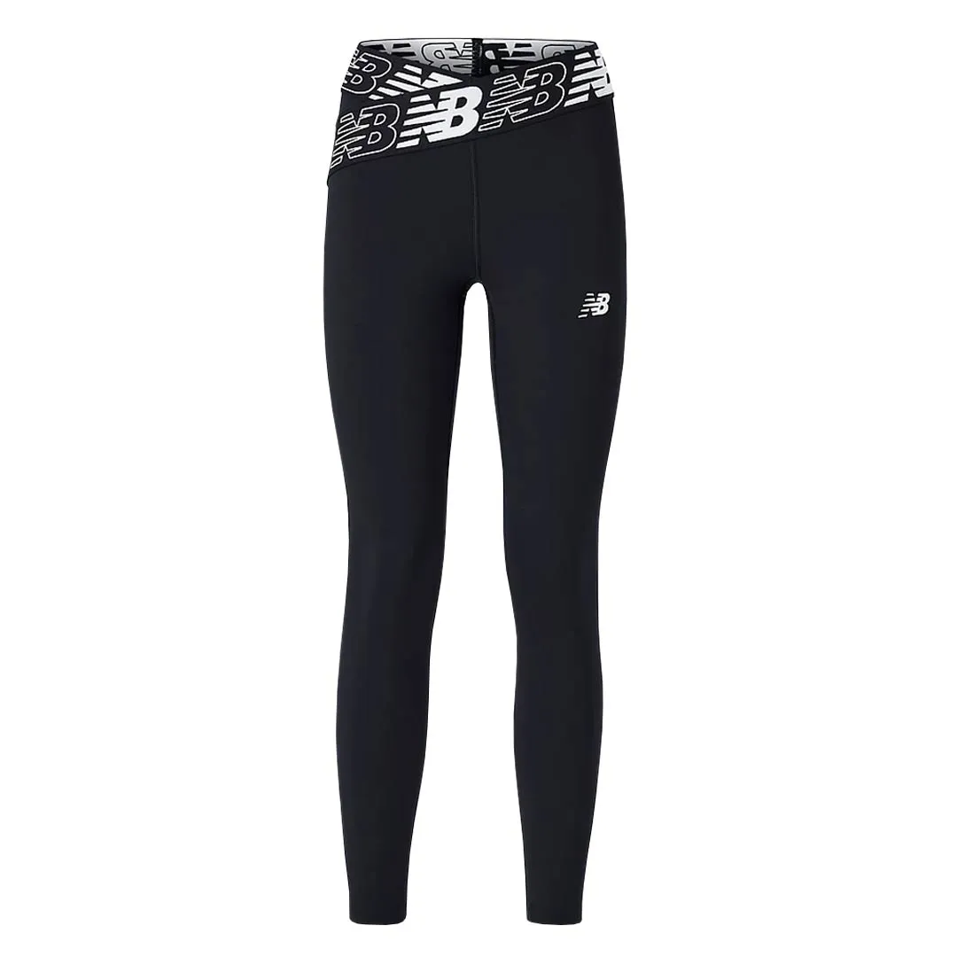 New Balance - Women's Relentless High Rise 7/8 Tight (WP21177 BK)