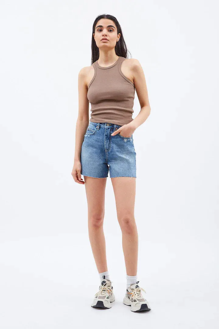 Nora Shorts - Drift Mid Worn