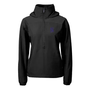 Northwestern Wildcats Women's Cutter &amp; Buck Charter Eco Recycled Anorak Jacket