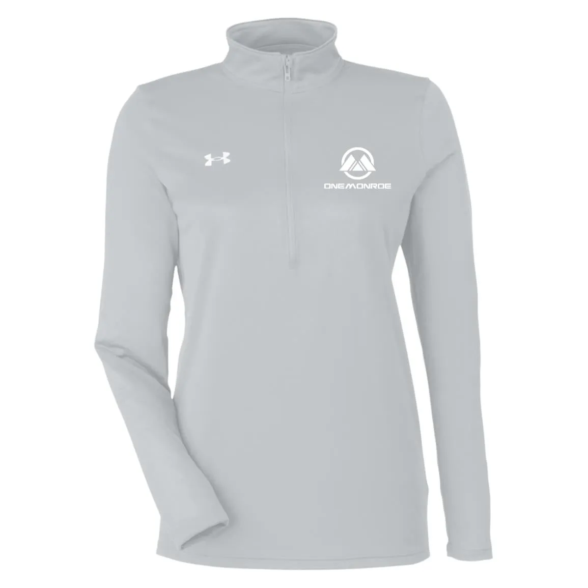 OneMonroe Logo-White-01 1376862 Under Armour Womens Team Tech Half Zip