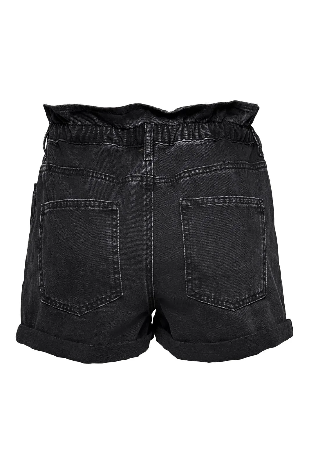 Only - Onlcuba Paperbag Shorts - 3643862 Black Denim