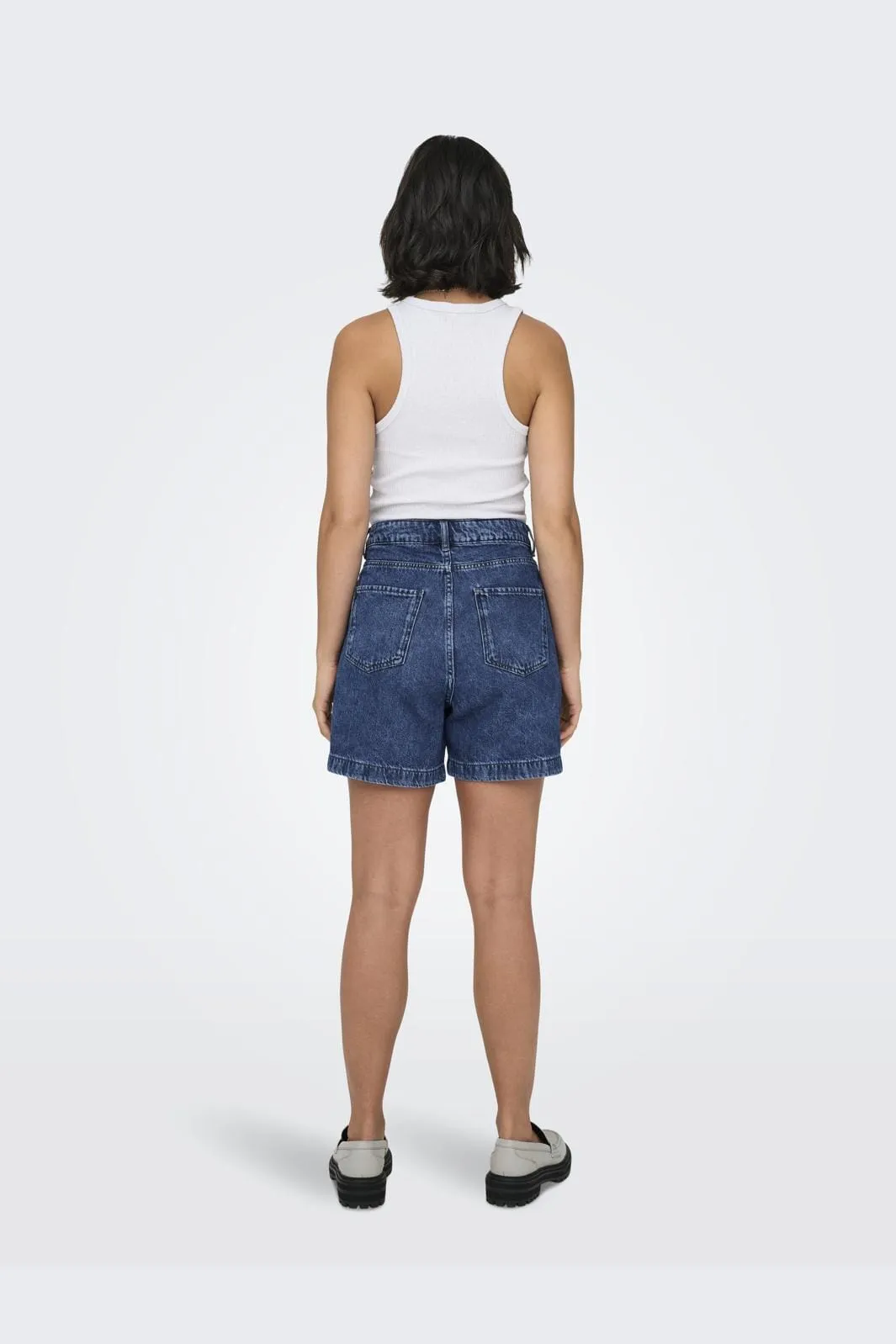 Only - Onlpetra Loose Shorts Azg - 4151103 Medium Blue Denim