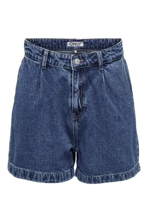 Only - Onlpetra Loose Shorts Azg - 4151103 Medium Blue Denim