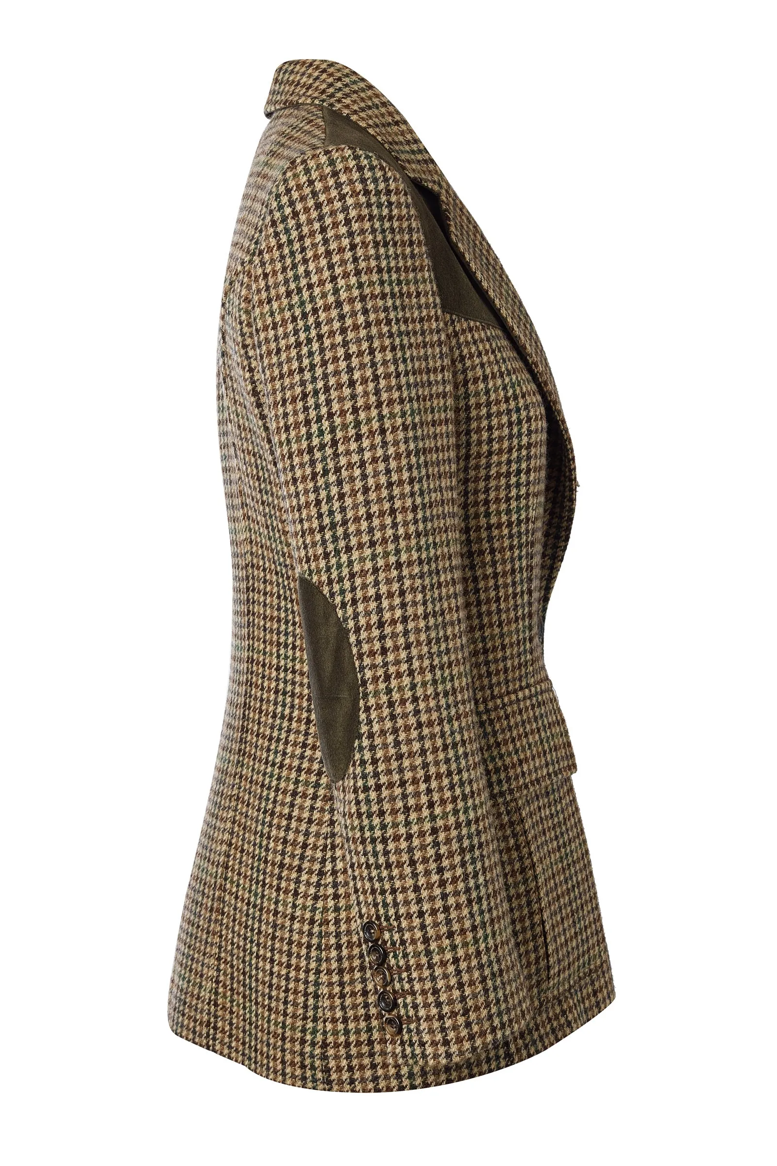 Single Breasted Field Blazer (Hailes Green Tweed)