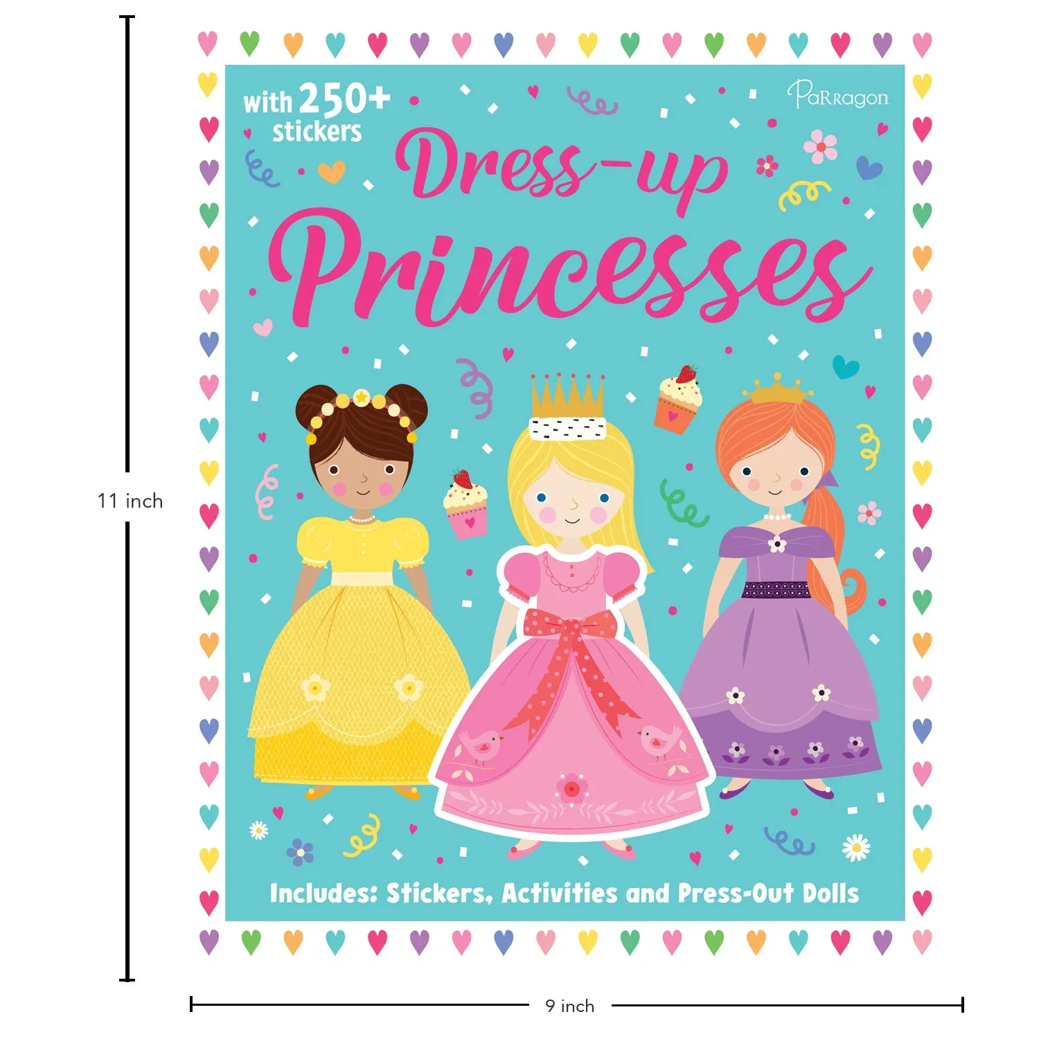 Sticker Dress-Up Book - Princesses | Create Your Own Sticker Outfits for these Princesses