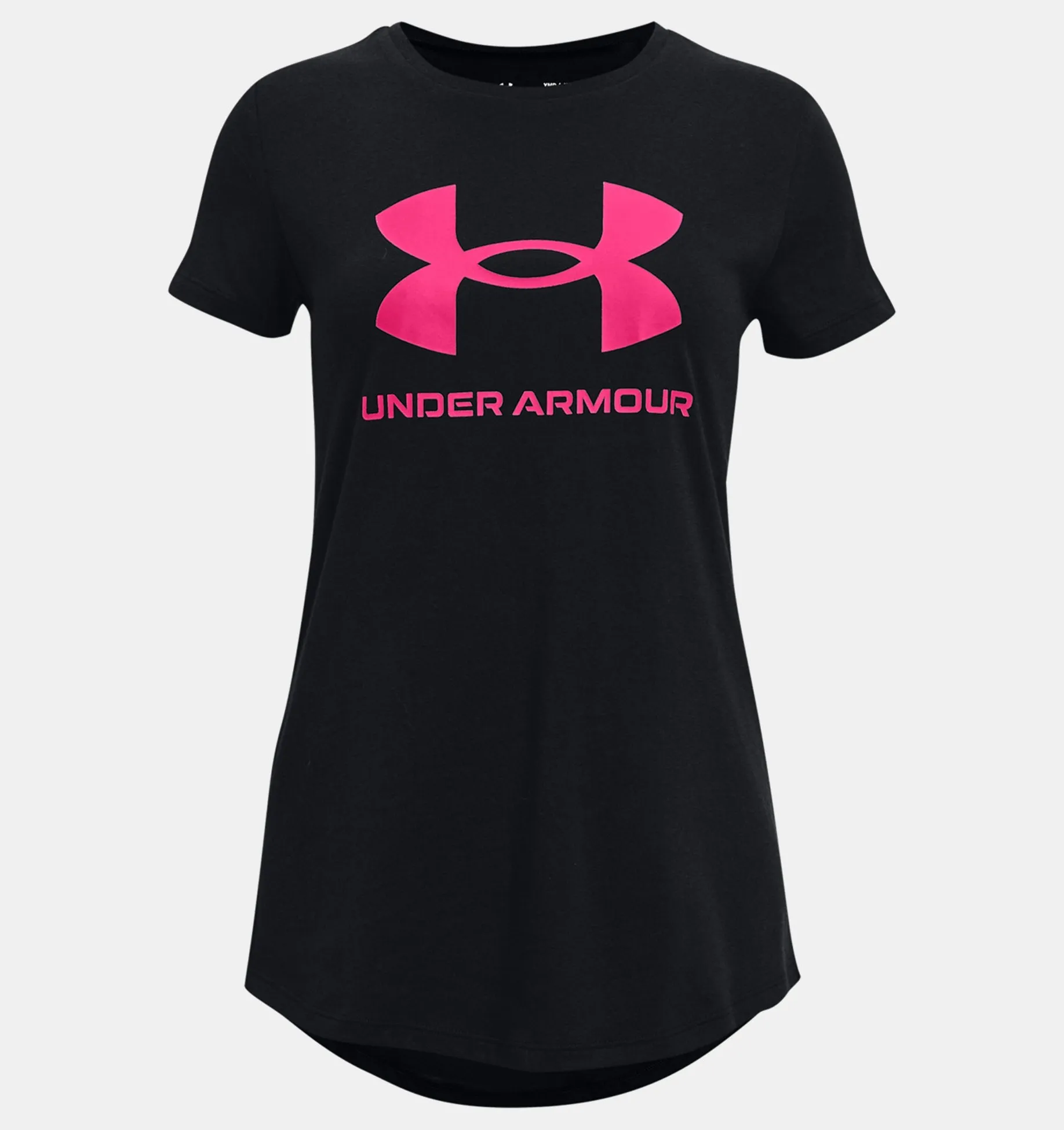 UNDER ARMOUR GIRLS UA SPORTSTYLE GRAPHIC SHORT SLEEVE TEE