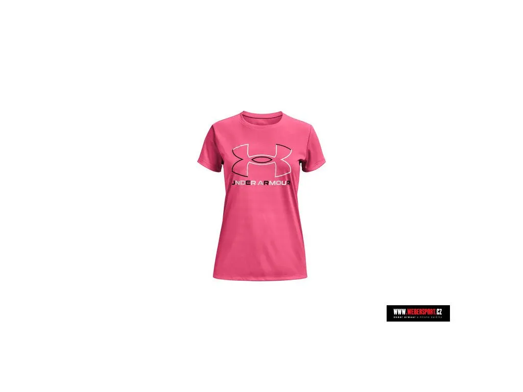 UNDER ARMOUR GIRLS UA SPORTSTYLE GRAPHIC SHORT SLEEVE TEE