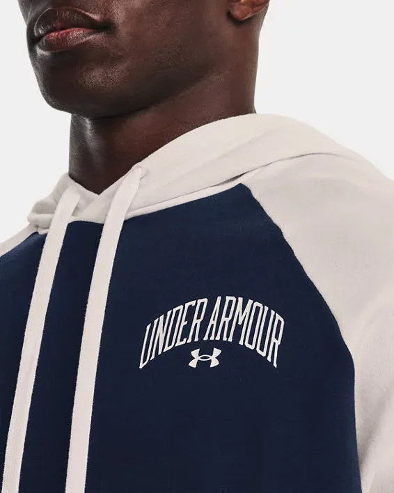 Under Armour Men's UA Rival Fleece Wordmark Colourblock Hoodie