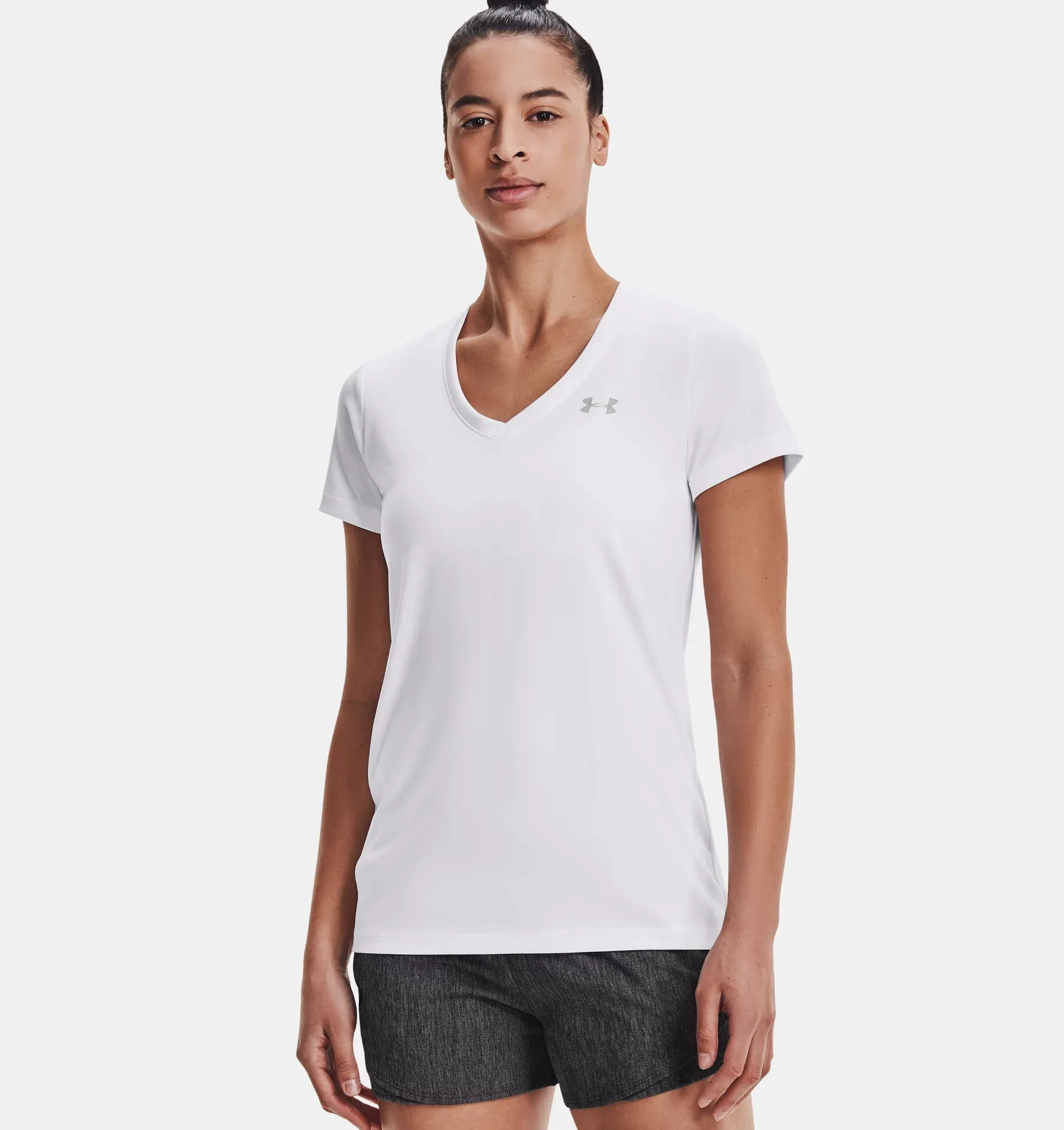 UNDER ARMOUR WOMEN'S UA TECH V-NECK