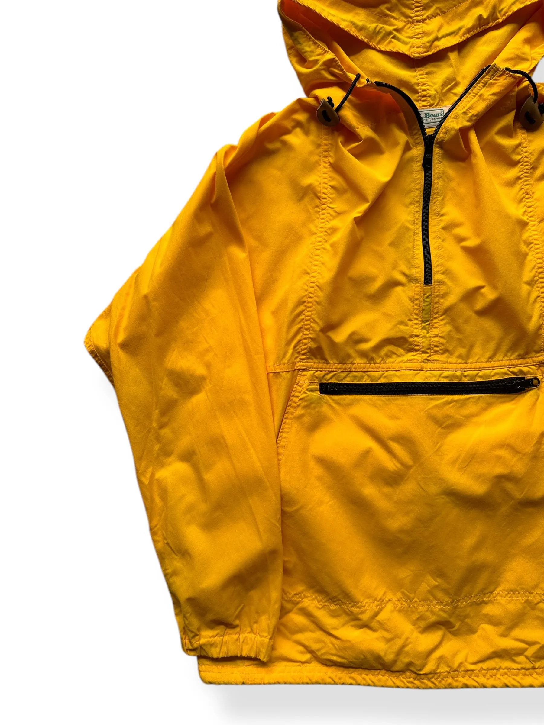 Vintage LL Bean Yellow Pullover Anorak SZ M