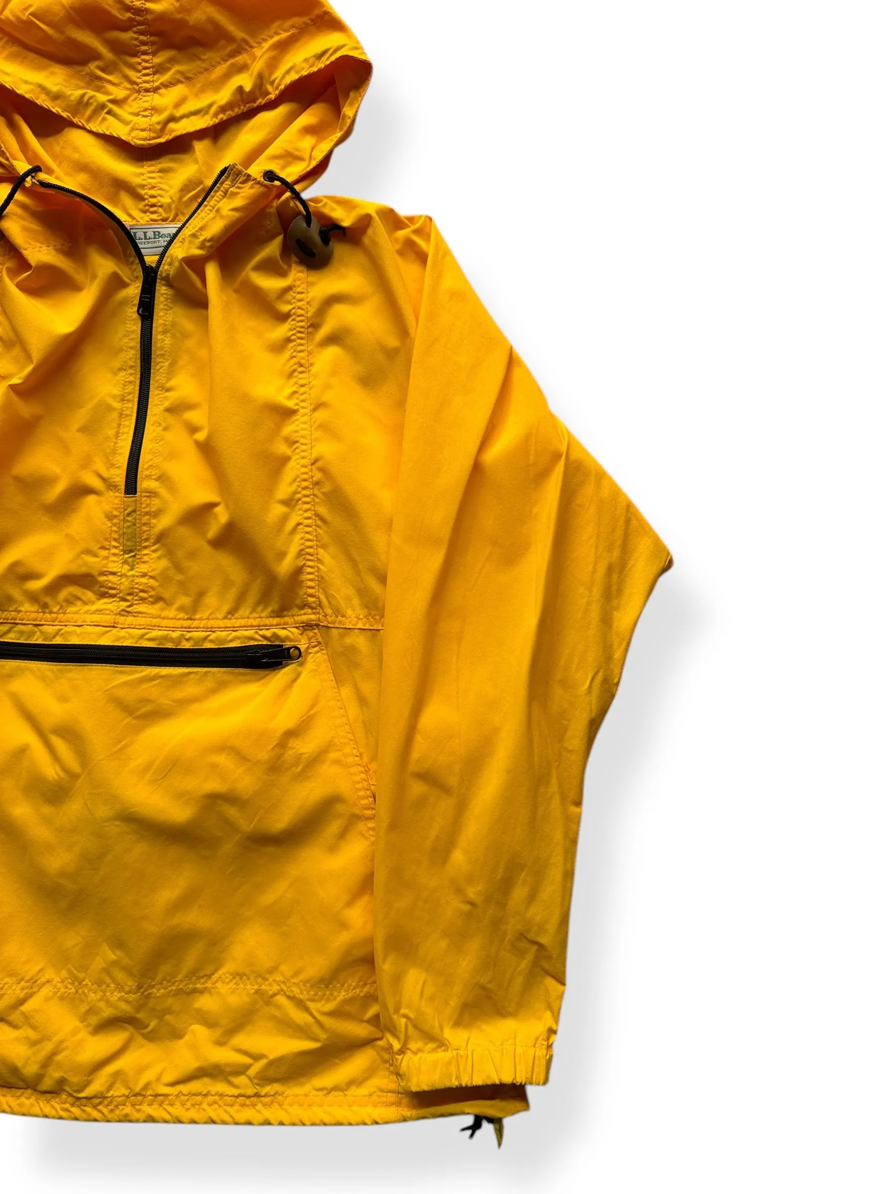 Vintage LL Bean Yellow Pullover Anorak SZ M