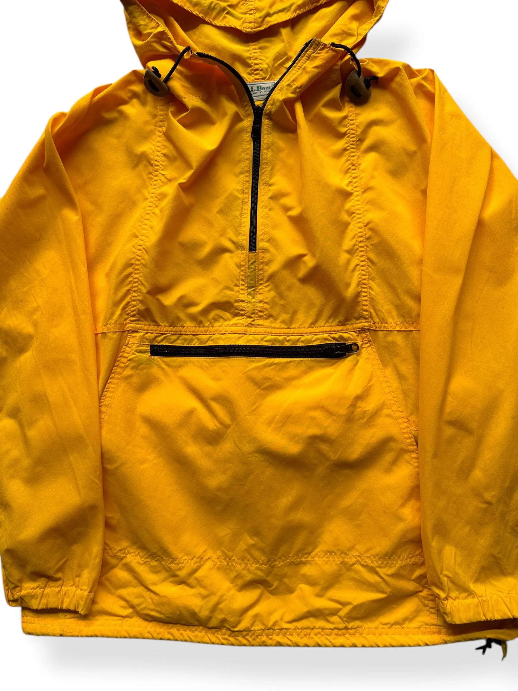 Vintage LL Bean Yellow Pullover Anorak SZ M