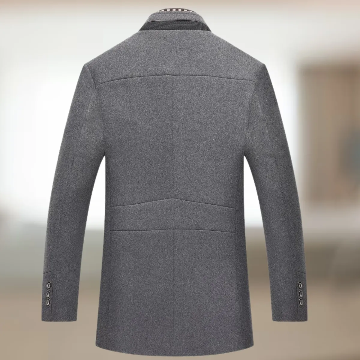 Wollen mix zakelijke casual kasjmier trenchcoats