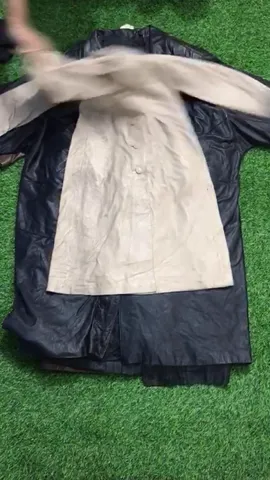 Y2k leather Trenchcoats burberry style